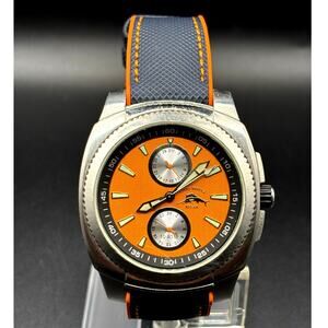Tommy Bahama Relax RLX1057 A126 Orange Dial 24 Hour 100M 43mm Men’s Watch